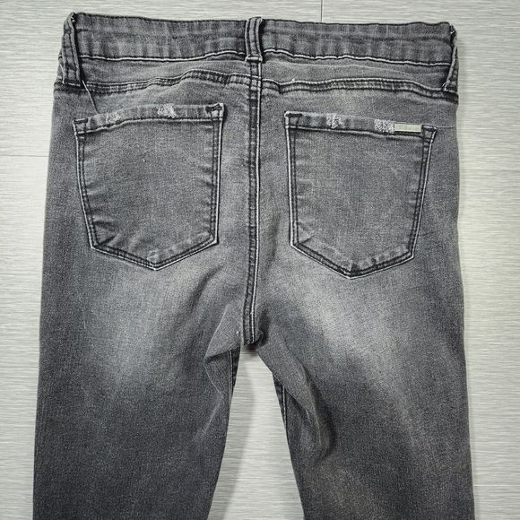 STS Blue Emma Ankle Skinny Black Distressed Jeans Womens Size 26 - Picture 7 of 12